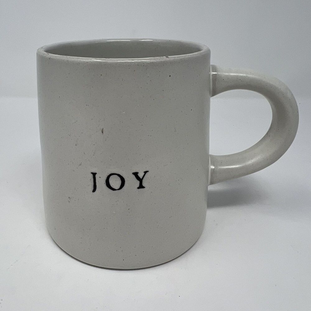 Hearth & Hand Magnolia JOY Mug Rustic Farmhouse Ivory Speck Stoneware  14oz